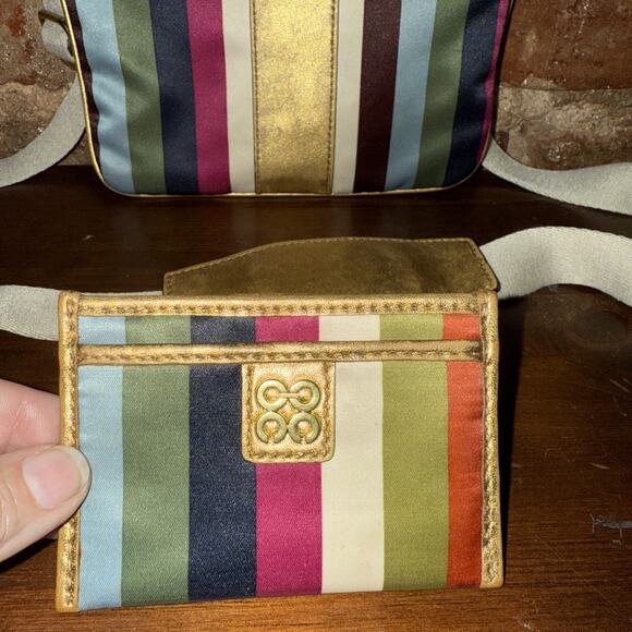 VINTAGE COACH Julia LEGACY CLASSIC Signature Crossbody Purse W/ Wallet money - Picture 3 of 10